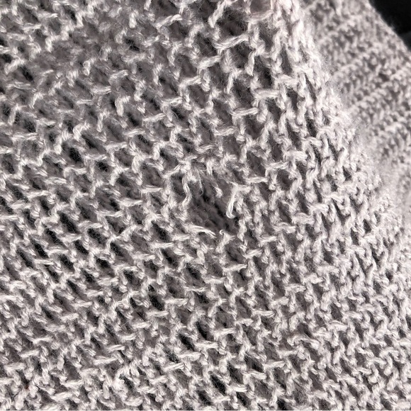 Knit Tube Infinity Scarf with Fringes - Picture 12 of 15